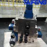 泰丰HP24-4000/5200T框架双动液压机二通插装阀集成系统