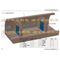 岽达厂家生产定制SWM矿用手动无压风门红外感应机械闭锁