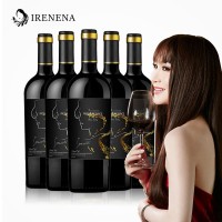 IRENENA红酒温碧霞自创品牌进口法国葡萄酒海潮酒庄干红750ml