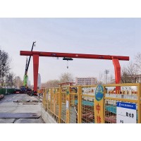 四川凉山80t龙门吊铁轨安装步骤和方法