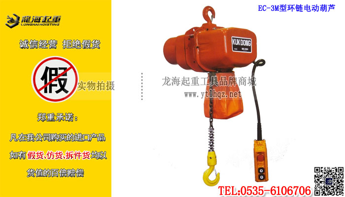 EC-3M型环链电动葫芦大图模板进口