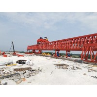辽宁盘锦架桥机安装方案中主要步骤