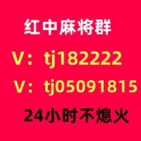 正规一块红中麻将群稳定