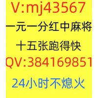 【重大解密】广东红中麻将24小时一元一分麻将