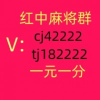 本地1块1分红中麻将微信群