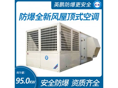 湖南石油厂防爆全新风屋顶式空调机制冷量95KW