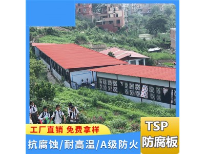 山东青岛新型厂房瓦 TSP防腐覆膜板 隔热防腐瓦 轻质材料