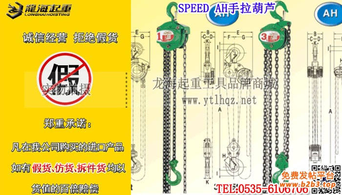 SPEED AH手拉葫芦单条大图模板进口