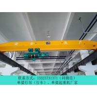 广西玉林单梁行吊公司解析行吊的端梁结构的特点