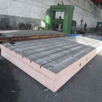 国晟出售铸铁划线平台T型槽工作台性能稳定