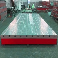 铸铁检验平板横竖T型槽平台国晟机械支持来图定制