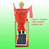新疆高速养护摇旗预警机器人 太阳能摇旗假人报价