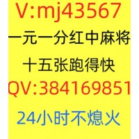 （全新游戏）24小时一元一分正规红中麻将跑得快群（抖音/科普）