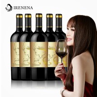 IRENENA红酒温碧霞自创品牌进口法国葡萄酒海潮歌慕干红750ml
