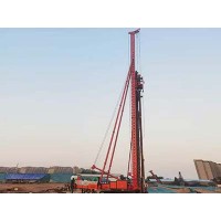 新疆长螺旋桩机-河北鼎峰工程机械订制24米长螺旋钻机