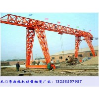 浙江杭州龙门吊租赁厂家10吨20米单梁门机