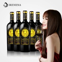 IRENENA红酒温碧霞自创品牌进口智利葡萄酒风味美乐酒庄干红750ml