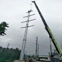 河北钢制电杆 钢管杆 地脚螺栓 电力钢管塔 电力钢杆厂家