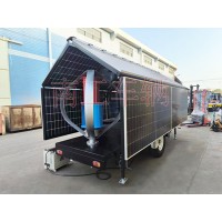 0.9吨风光储能工具拖车 升降ATV拖车