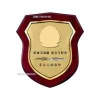 从警纪念牌光荣退休荣誉牌定制纪念品荣休礼物创意礼品水晶摆件