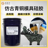 仿古青铜模具硅胶工艺品液体硅胶青铜液态模具硅橡胶工厂现货供应