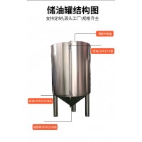 临沧市炫碟食品级储油罐芝麻香油罐质量为先优良做工