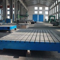 国晟生产铸铁T型槽平台加厚焊接平板发货准时