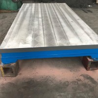 铸铁平板生产厂家 精密测量用的基准平面铸铁平台 划线铸铁平板 高强度铸铁测量平板 北重