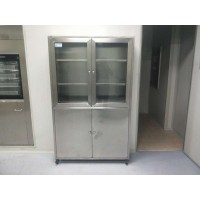 SUS304不锈钢四门器械柜储物柜 新瑞不锈钢柜子支持定制