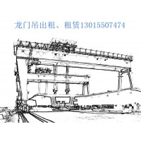 福建泉州轮胎龙门吊吊车安装情况查看