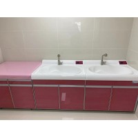 韵华高分子婴儿洗浴中心游泳池洗礼池洗手池软包护理台可定制