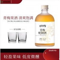 青梅鲜果酒果酒配制酒液饮济宁恒康生物产品定制代加工