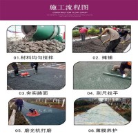 自贡市 彩色透水混凝土  透水地坪罩面剂